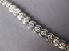ESTATE 2.0CT DIAMOND 18K 2 TONE GOLD 3D CLASSIC SEMI BEZEL RIVIERA LOVE NECKLACE