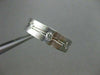 ESTATE WIDE .27CT DIAMOND 14K WHITE GOLD ETOILE ANNIVERSARY ETERNITY RING #15192