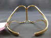 EXTRA LARGE 2.77CT DIAMOND 18KT ROSE GOLD DOUBLE TEAR DROP LOVE BANGLE BRACELET