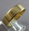 ESTATE 14KT YELLOW GOLD 3D CLASSIC SOLID 6MM SHINY MENS WEDDING ANNIVERSARY RING