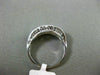 ANTIQUE .10CT OLD MINE DIAMOND 14KT WHITE GOLD FILIGREE 3 STONE ENGAGEMENT RING