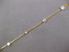 LARGE 1.87CT DIAMOND 14KT YELLOW GOLD 3D ROUND & BAGUETTE BY THE YARD NECKLACE