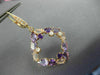 8.60CT DIAMOND & AAA AMETHYST PINK QUARTZ 14KT ROSE GOLD ETOILE HANGING EARRINGS