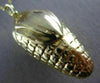 ANTIQUE LARGE 14K YELLOW GOLD CLASSIC CORN STALK HUSK PENDANT #20849