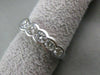 ANTIQUE .70CT DIAMOND 14K WHITE GOLD BEZEL WEDDING ANNIVERSARY RING 4M FG 9684