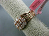 ESTATE WIDE 2.85CT ROUND DIAMOND 18K ROSE GOLD 3D 3 ROW WEDDING ANNIVERSARY RING