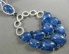 ANTIQUE MASSIVE 29.40CT DIAMOND & MULTI GEM 14KT WHITE GOLD HANGING PENDANT
