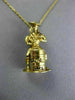 ANTIQUE 14KT YELLOW GOLD HANDCRAFTED NEW ORLEANS JAMAICAN DRUMMER CHARM #26415