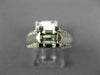 ESTATE .30CT DIAMOND 14K WHITE GOLD 3D TENSION SEMI MOUNT ENGAGEMENT RING #16097