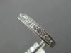 ESTATE 1.15CT ROUND & PRINCESS DIAMOND 18K WHITE GOLD SEMI ETERNITY WEDDING RING