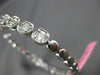 2.02CT DIAMOND 18KT WHITE GOLD OVAL INVISIBLE SEMI ETERNITY CUFF BANGLE BRACELET