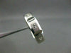 ESTATE WIDE .70CT DIAMOND 14KT WHITE GOLD PRINCESS CUT ETERNITY RING SHARP #2602
