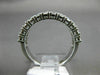 ESTATE 1.50CT DIAMOND 14KT WHITE GOLD TWO ROW CLASSIC WEDDING ANNIVERSARY RING