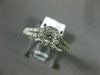 ESTATE .75CT ROUND DIAMOND 14K WHITE GOLD CLASSIC SOLITAIRE HALO ENGAGEMENT RING