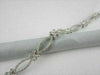 ANTIQUE WIDE 1.90CT FILIGREE 14KT WHITE GOLD DIAMOND BUTTERFLY BRACELET