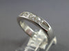 1.0CT DIAMOND 14KT WHITE GOLD CLASSIC PRINCESS CHANNEL WEDDING ANNIVERSARY RING