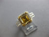 WIDE 2.82CT WHITE & MOCHA DIAMOND 18KT 2 TONE GOLD PRINCESS & ROUND SQUARE RING