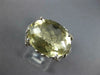 ESTATE WIDE 8.90CT DIAMOND & AAA YELLOW TOPAZ 18K WHITE GOLD FILIGREE RING #2303