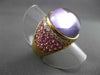 ESTATE MASSIVE 22.44CTW DIAMOND & AAA MULTI GEMSTONE 18KT ROSE GOLD 3D FUN RING