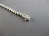 ESTATE 1.52CT DIAMOND 14KT WHITE GOLD 3D CLASSIC ROUND FUN TENNIS BRACELET