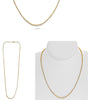 ESTATE 4.0CT DIAMOND 14KT YELLOW GOLD ROUND GRADUATING ETERNITY TENNIS NECKLACE