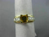 1.30CT DIAMOND 14KT YELLOW GOLD 3D LUCIDA SEMI MOUNT SQUARE ENGAGEMENT RING #229