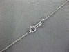 ESTATE 1.36CT DIAMOND 14K WHITE GOLD DOUBLE HEART INFINITY LOVE FLOATING PENDANT
