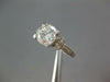 ANTIQUE 1.46CT DIAMOND PLATINUM ROUND FILIGREE FISHTAIL ENGAGEMENT RING #27240