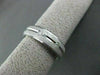 ESTATE WIDE .26CT DIAMOND 14K WHITE GOLD ETOILE ETERNITY ANNIVERSARY RING #14344