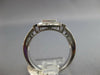 .79CT DIAMOND & AAA PINK SAPPHIRE 18KT WHITE GOLD 3D PRINCESS & ROUND CROSS RING