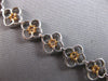 GIA LARGE 4.16CT WHITE & PINK DIAMOND 18KT WHITE & ROSE GOLD 3D TENNIS BRACELET