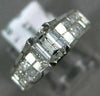1.65CT PRINCESS & EMERALD CUT DIAMOND 14KT WHITE GOLD SOLITAIRE ENGAGEMENT RING