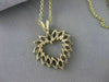 ESTATE 1.92CTW AMETHYST OPEN HEART 14KT YELLOW GOLD PENDANT + 16" CHAIN #11475