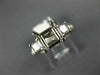 14KT WHITE GOLD SEMI MOUNT ENGAGEMENT RING. 3D LUCIDA PAST PRESENT FUTURE DESIGN