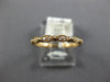 .09CT DIAMOND 14KT YELLOW GOLD 3D 2MM MARQUISE SHAPE FILIGREE ANNIVERSARY RING