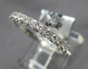 .52CT DIAMOND 18KT WHITE GOLD ROUND 2mm SEMI ETERNITY WEDDING ANNIVERSARY RING