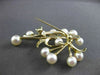 ESTATE LARGE 14KT YELLOW GOLD MIKIMOTO AAA SOUTH SEA PEARL BOW PIN BROOCH #23634