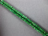 ESTATE LONG 22.02CT AAA EMERALD GOLD FILLED 3D CLASSIC MULTI BEADED FUN NECKLACE