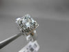 ESTATE 1.08CT DIAMOND & AAA AQUAMARINE 14KT WHITE GOLD SQUARE HALO COCKTAIL RING