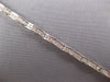 ESTATE 1.53CT DIAMOND 14KT WHITE GOLD 3D CHANNEL & PRONG ROUND TENNIS BRACELET