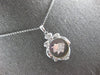 LARGE .23CT DIAMOND 18KT WHITE GOLD CIRCULAR DANCING PIG BY THE YARD FUN PENDANT