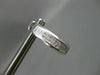 ESTATE WIDE 1.40CT PRINCESS DIAMOND 14KT WHITE GOLD HOOP HUGGIE EARRINGS #19800