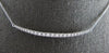 ESTATE LARGE .66CT DIAMOND 18K WHITE GOLD MULTI SWIRL TEAR DROP FLOATING PENDANT