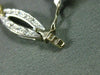 ESTATE WIDE 1.20CT DIAMOND 14KT WHITE & YELLOW GOLD OVAL TENNIS BRACELET #11318