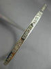 ANTIQUE 1.10CT ROUND CUT DIAMOND 18KT WHITE GOLD FILIGREE BANGLE BRACELET #19087