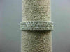 .50CT DIAMOND 14KT WHITE GOLD MULTI ROW FILIGREE SEMI ETERNITY ANNIVERSARY RING