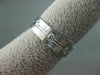 ESTATE WIDE .27CT DIAMOND 14K WHITE GOLD ETOILE ANNIVERSARY ETERNITY RING #15192