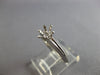 ESTATE 18KT WHITE GOLD CLASSIC SIX PRONG ROUND SEMI MOUNT ENGAGEMENT RING #28077