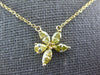 .97CT WHITE & FANCY YELLOW DIAMOND 18KT YELLOW GOLD FLOWER BY THE YARD NECKLACE