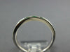 ESTATE .31CT DIAMOND & AAA EMERALD 18K WHITE GOLD ROUND CHANNEL ANNIVERSARY RING